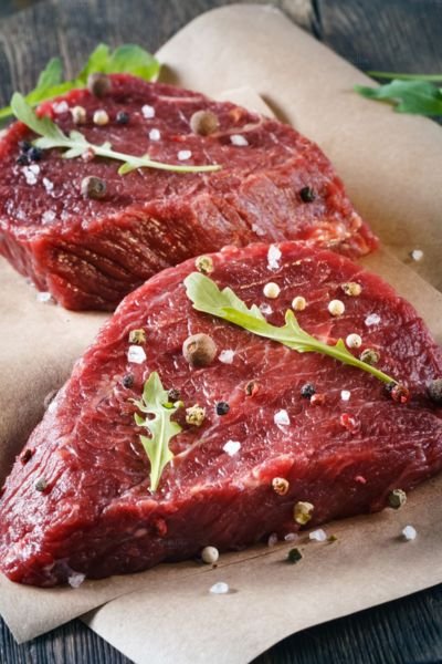 Synthetic food color used in raw meat products to match standard color